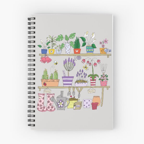 Item preview, Colourful Potting Shed Print designed and sold by LouiseFranksArt.