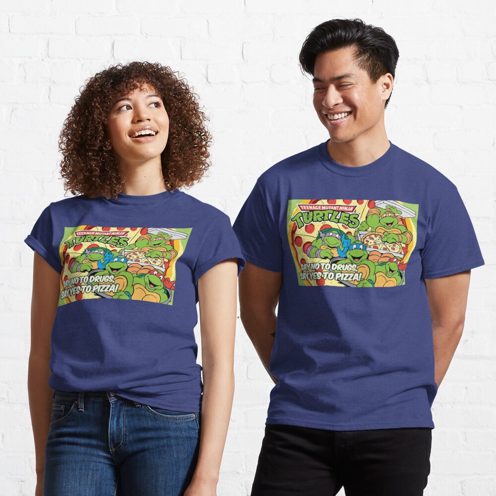 Discover TMNT Say No To Drugs Say Yes To Pizza! Classic T-Shirts
