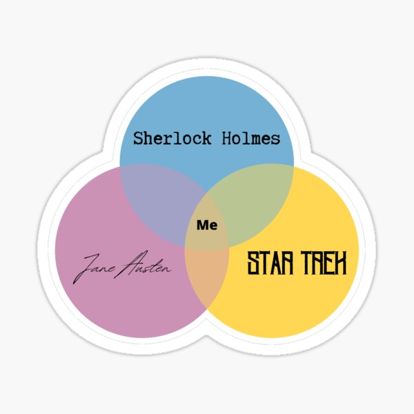 Mary's Venn Diagram Sticker