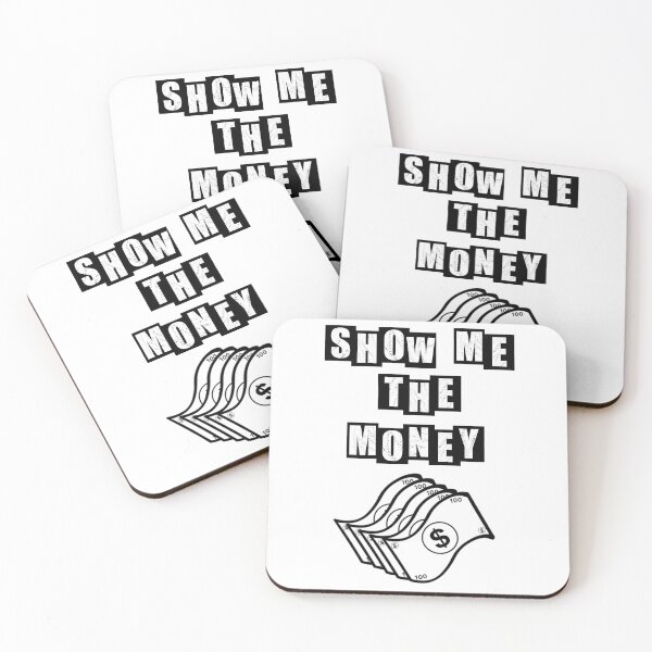 Item preview, Show Me the Money - Dollar Bills - White designed and sold by BusyMonkeys.