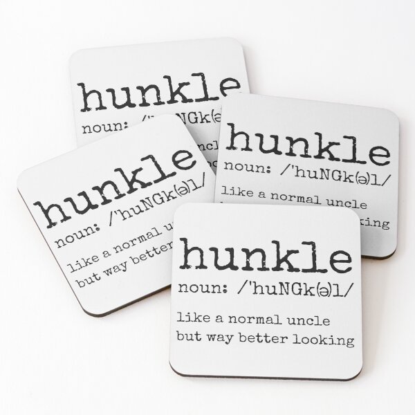 Item preview, Hunkle - funny uncle definition designed and sold by good vibes clothing.
