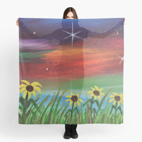 Sunflowers at Sunset Scarf
