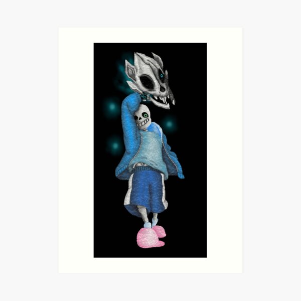 Sans Undertale Fight Art Prints Redbubble