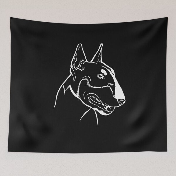 Item preview, Dog head black and white designed and sold by DerSenat.