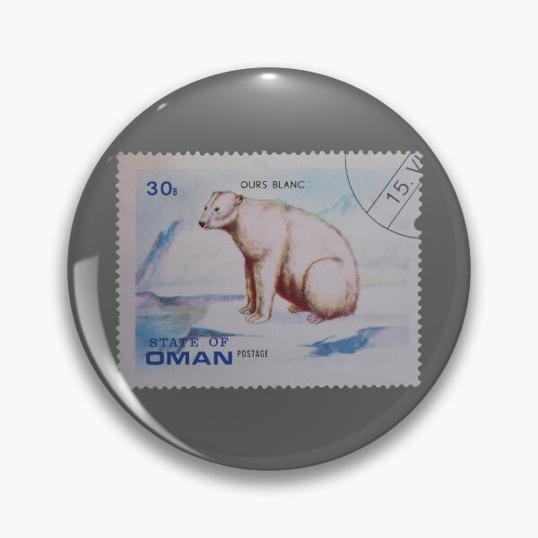 Item preview, Cute Polar Bear - Vintage Stamp  designed and sold by StampCollection.