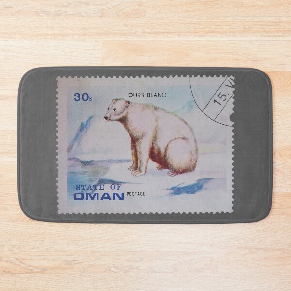 Item preview, Cute Polar Bear - Vintage Stamp  designed and sold by StampCollection.