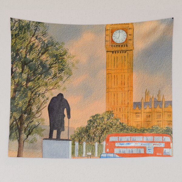 Item preview, Churchill And Big Ben Westminster London designed and sold by William Holkham.
