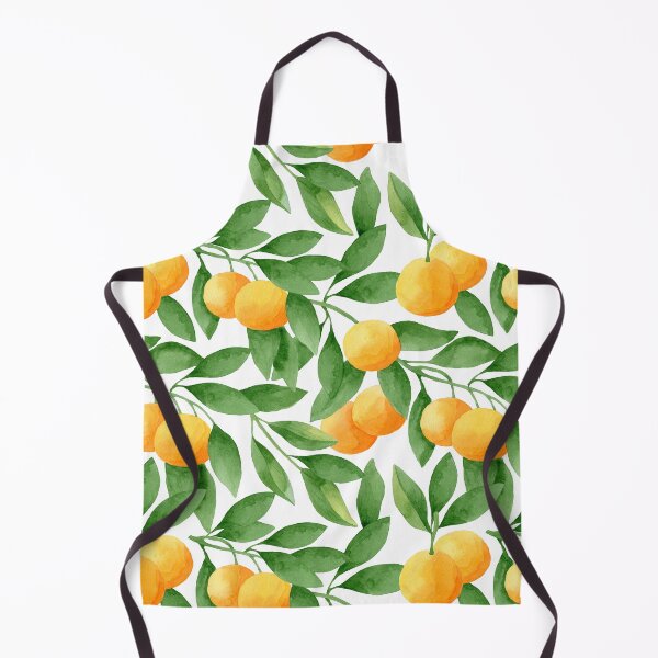 Item preview, Watercolor Tangerines Pattern designed and sold by helga-wigandt.
