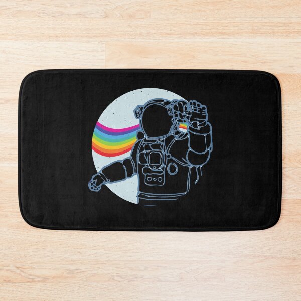 Item preview, Astronaut In Space With Rainbow designed and sold by NiceSign.