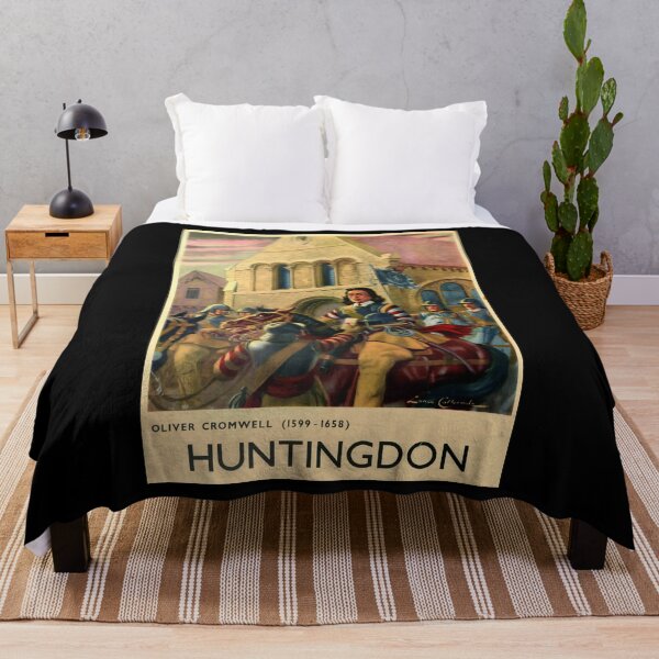 Item preview, retro Huntingdon designed and sold by CorasPosters.