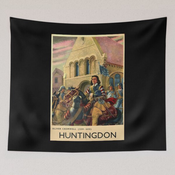 Item preview, retro Huntingdon designed and sold by CorasPosters.