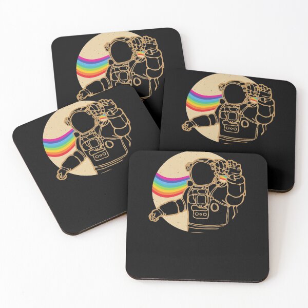 Item preview, Astronaut In Space With Rainbow designed and sold by NiceSign.