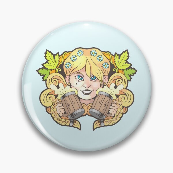 Item preview, beer girl designed and sold by YMFargon.
