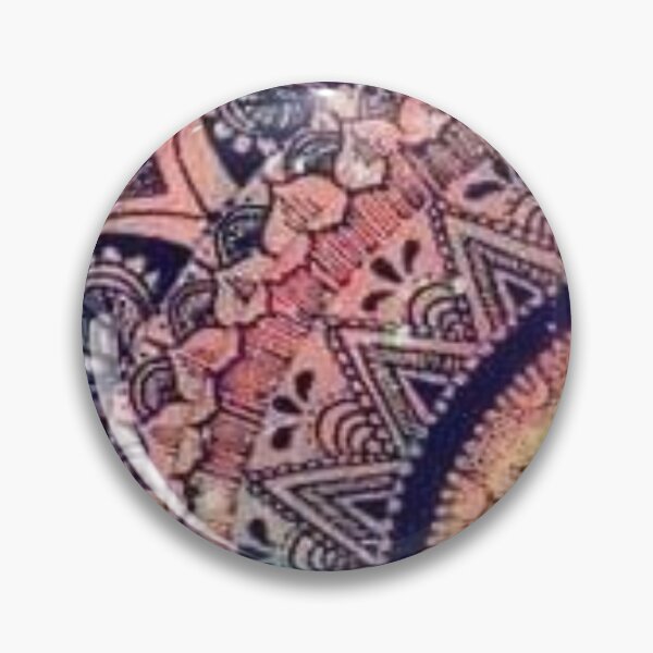 Item preview, SOFT YELLOW,BLUE MANDALA BY FLOWERS  designed and sold by Dahani-mo.
