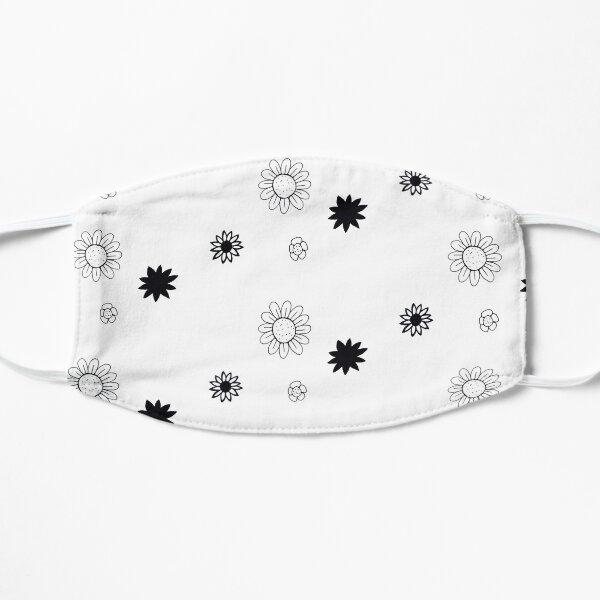 Flower doodles Flat Mask