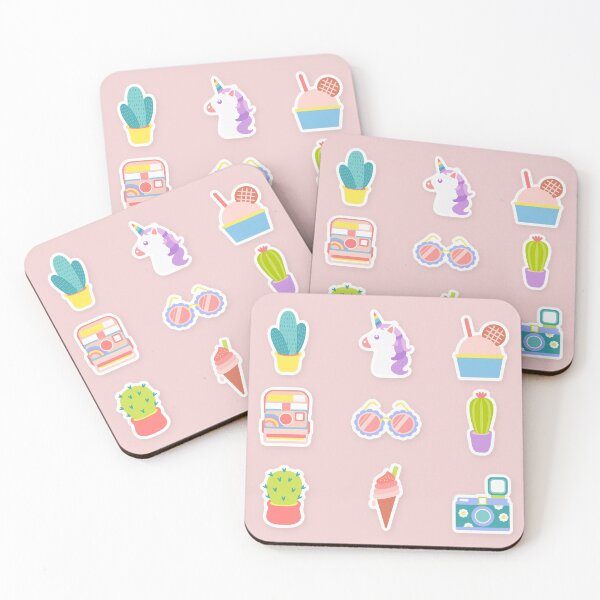 Item preview, Unicorn Cactus Ice Cream Vintage  designed and sold by FitFabFunny.