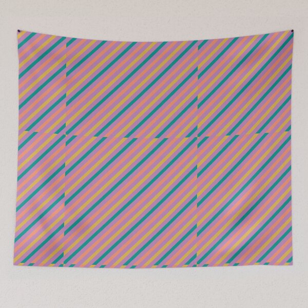 Item preview, Multi-stripe Pattern Print Art Design designed and sold by Spot Sweet.