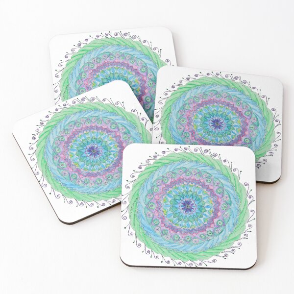 Item preview, Peacock Feather Mandala designed and sold by Theresa Welham.