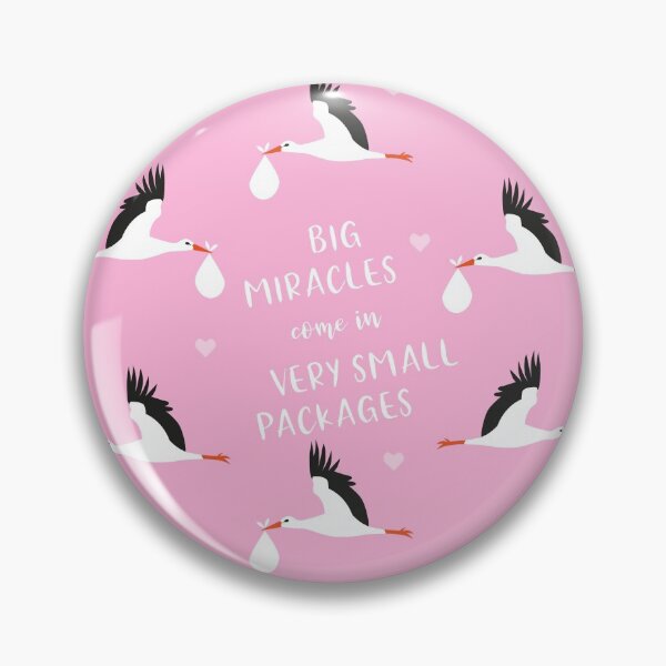 Item preview, Big miracles come in small packages - pink designed and sold by kobyakov.