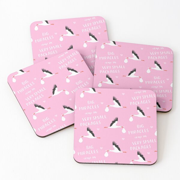 Item preview, Big miracles come in small packages - pink designed and sold by kobyakov.