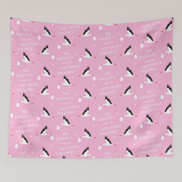 Item preview, Big miracles come in small packages - pink designed and sold by kobyakov.