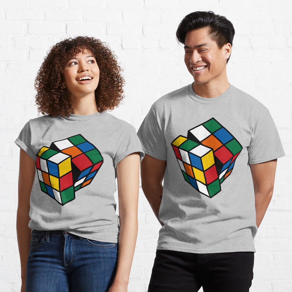 Rubik's Cube - Cuber Solving - Cubing Habit Classic T-Shirt