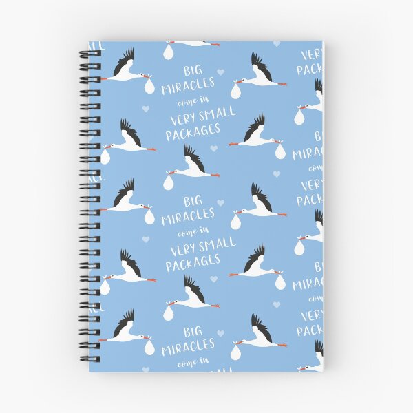 Item preview, Big miracles come in small packages - light blue designed and sold by kobyakov.