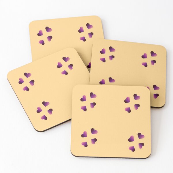 Item preview, Gradient purple hearts designed and sold by tetibright.