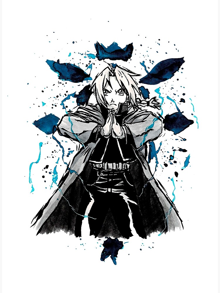 Fullmetal Alchemist Edward Elric Japanese Art Drawing by Anime Art - Fine  Art America