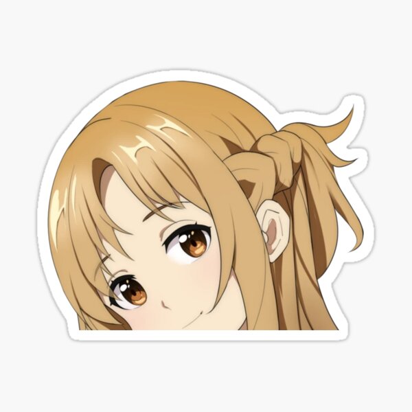 Asuna Peeker - Sword Art Online Sticker