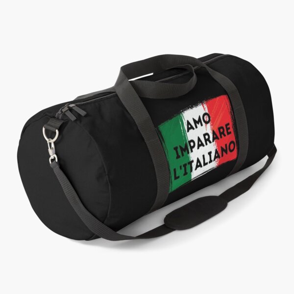 Item preview, I LOVE LEARNING ITALIAN Language Quote Flag designed and sold by a-little-ink.