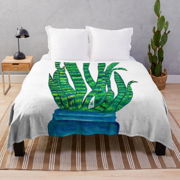 Item preview, Snake Plant, Quarantine Watercolor designed and sold by ANoelleJay.