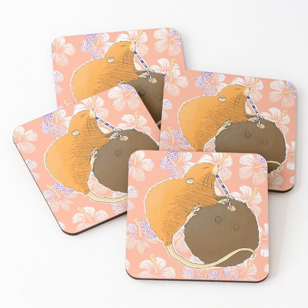 Item preview, Uromys vika or  Vangunu giant rat  sipping a coconut designed and sold by tostoini.