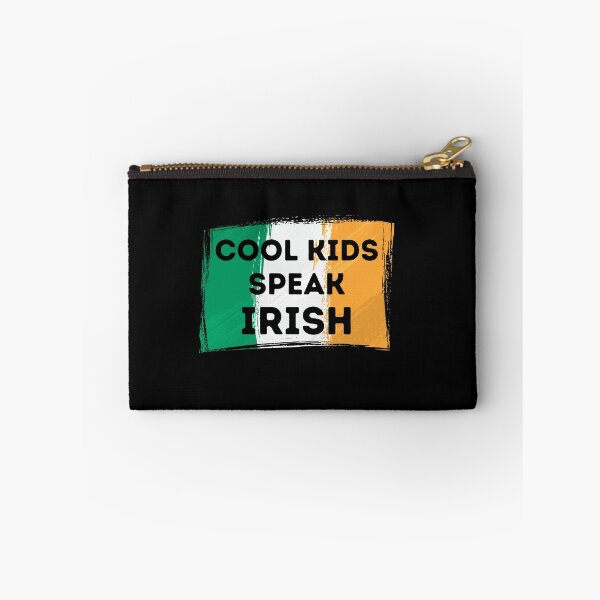 Item preview, COOL KIDS SPEAK IRISH Gaelic Language Quote Flag designed and sold by a-little-ink.