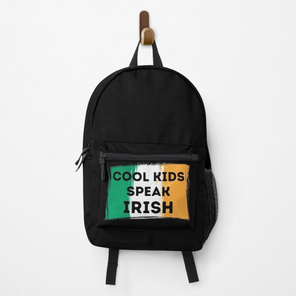 Item preview, COOL KIDS SPEAK IRISH Gaelic Language Quote Flag designed and sold by a-little-ink.