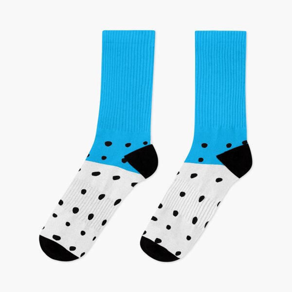 Item preview, Colorful Geometric Modern Abstract Design | Bright Blue Background with Horizontal Black Dot Texture designed and sold by ukoko.