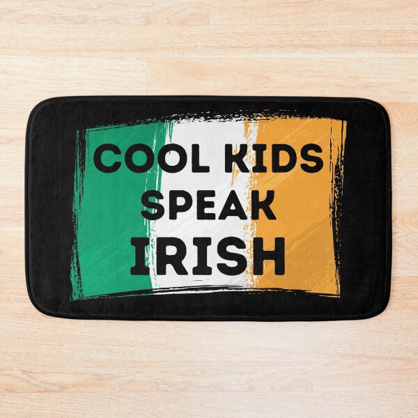 Item preview, COOL KIDS SPEAK IRISH Gaelic Language Quote Flag designed and sold by a-little-ink.