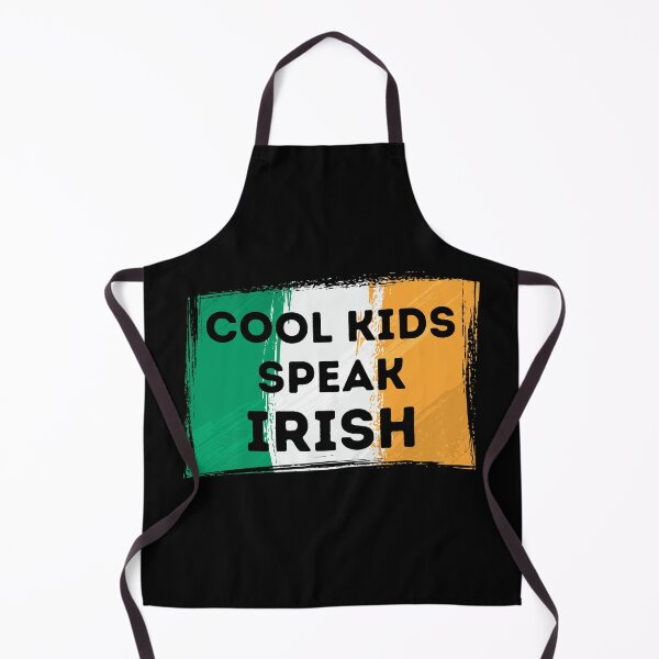Item preview, COOL KIDS SPEAK IRISH Gaelic Language Quote Flag designed and sold by a-little-ink.