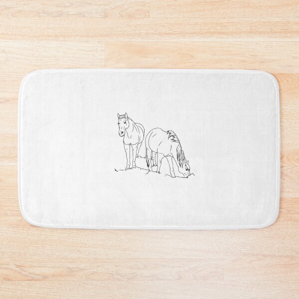 Item preview, Horses Grazing designed and sold by DioskiArt.
