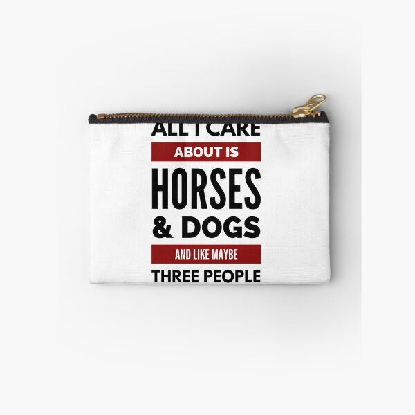 Item preview, All I Care About is Horses & Dogs designed and sold by cheekygelding.