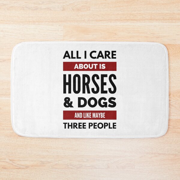Item preview, All I Care About is Horses & Dogs designed and sold by cheekygelding.