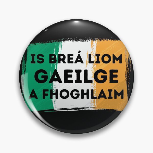 Item preview, I LOVE LEARNING IRISH Gaelic Language Quote Flag designed and sold by a-little-ink.