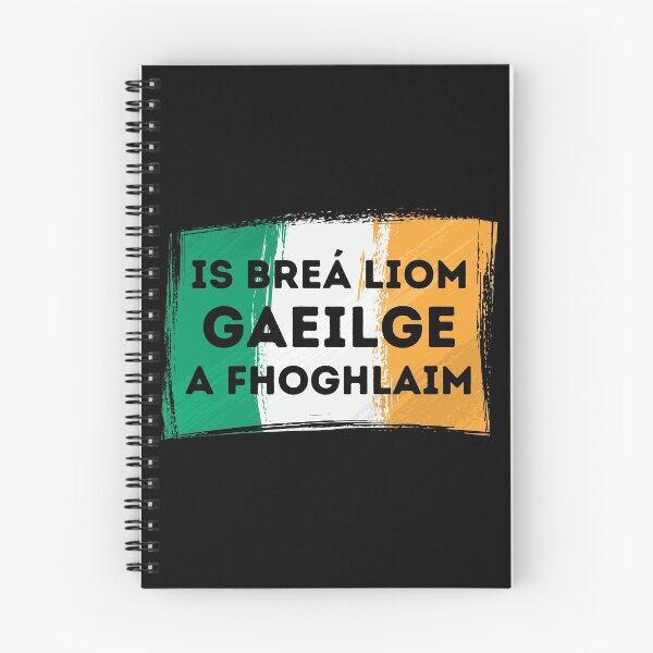 Item preview, I LOVE LEARNING IRISH Gaelic Language Quote Flag designed and sold by a-little-ink.