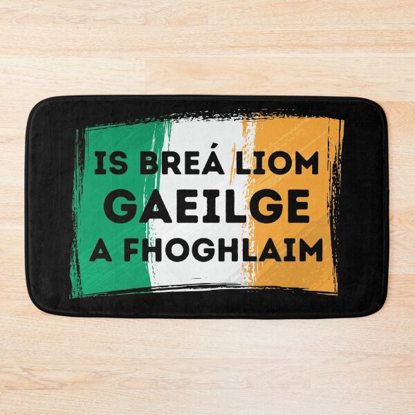 Item preview, I LOVE LEARNING IRISH Gaelic Language Quote Flag designed and sold by a-little-ink.