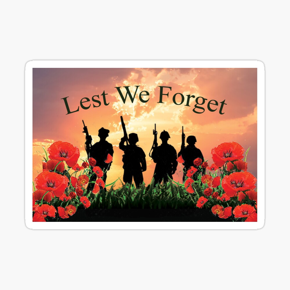 Lest We Forget Flag