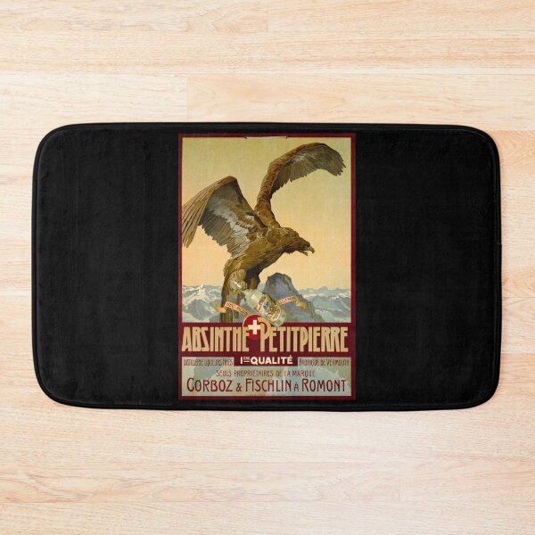 Item preview, retro absinthe petitpierre romont suisse designed and sold by CorasPosters.