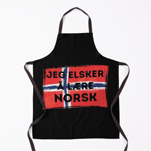 Item preview, I LOVE LEARNING NORWEGIAN Language Quote Flag designed and sold by a-little-ink.