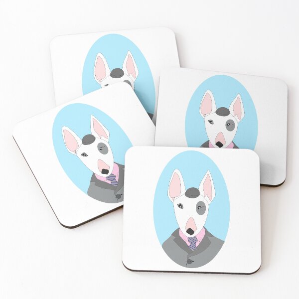 Item preview, Bull terrier peaky blinder from Dogs in Suits designed and sold by orangerinka.