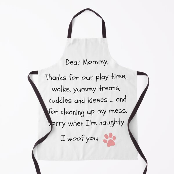 Item preview, Cute note from puppy dog to Dog Mommy! designed and sold by JellyBeenzz.