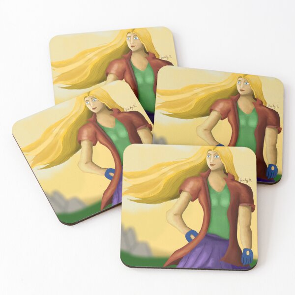 Item preview, Blonde fighter girl designed and sold by hardyz987.
